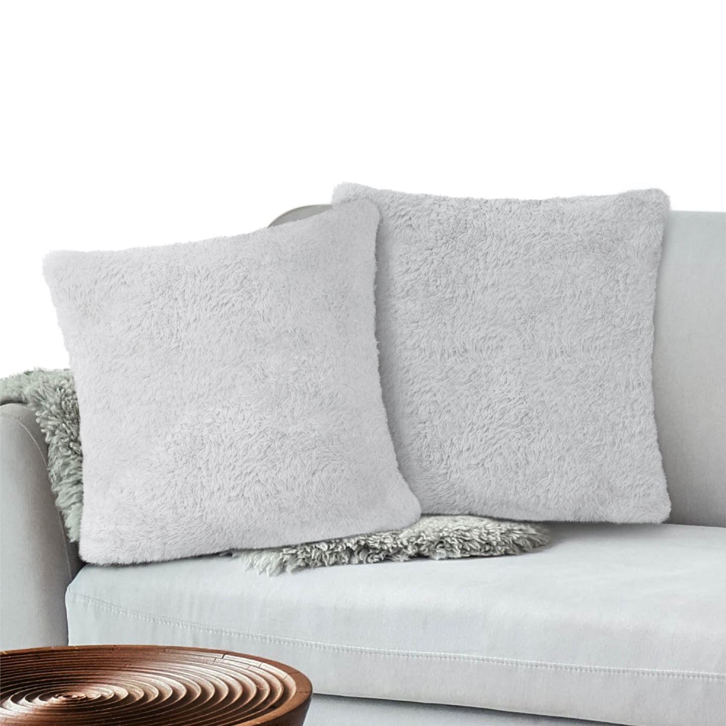 Sherpa Fleece Pillow Cover - Set of 2