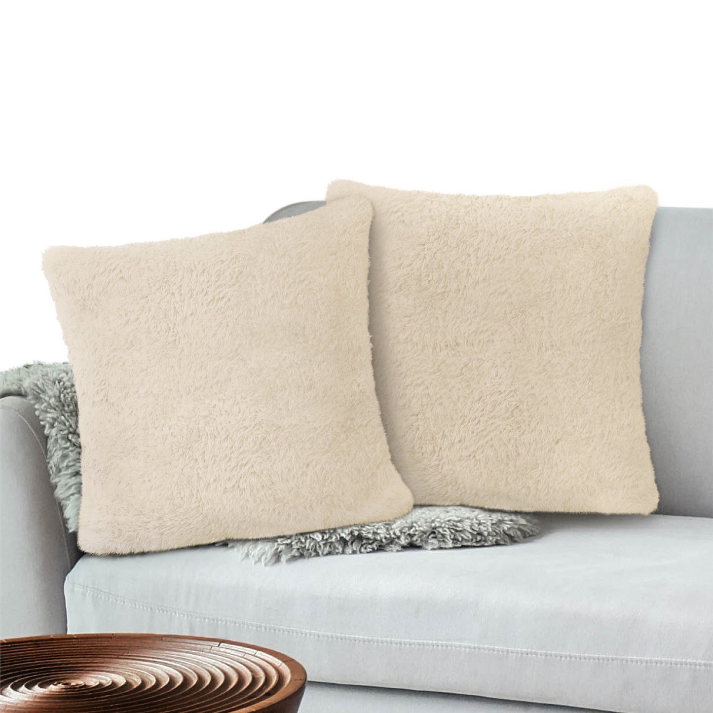 Sherpa Fleece Pillow Cover - Set of 2