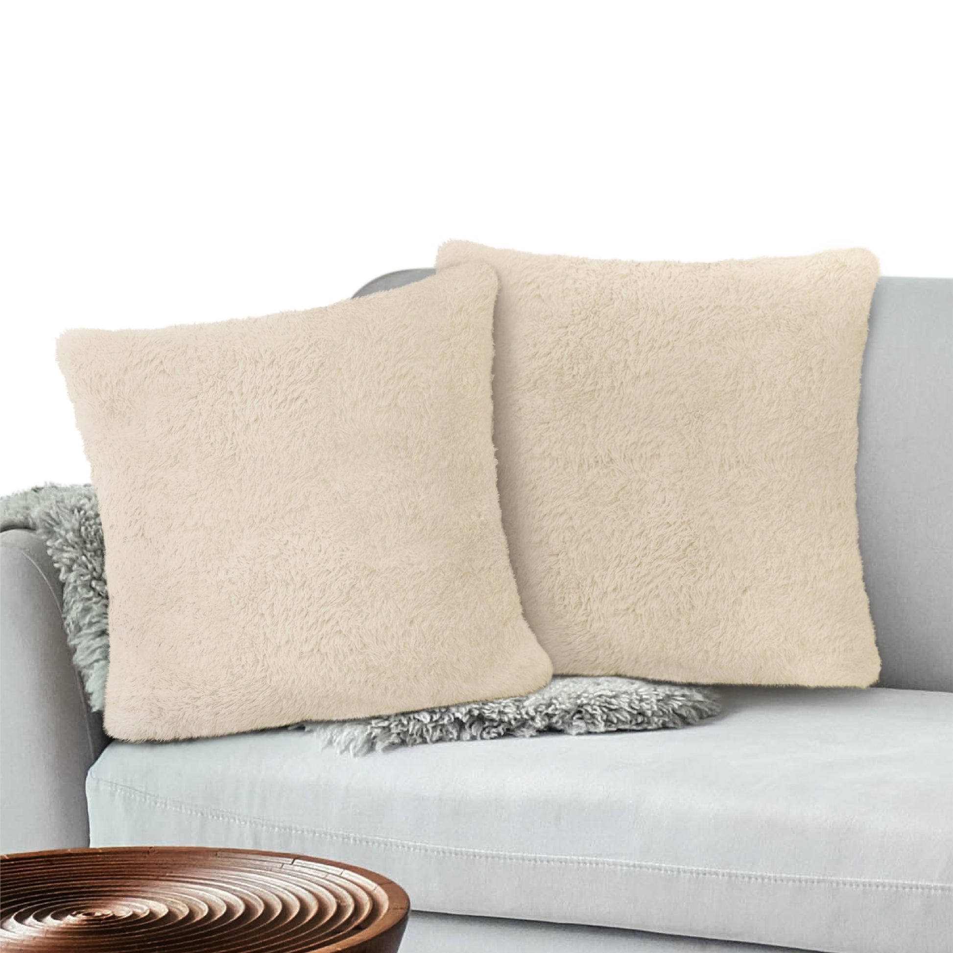 Sherpa Fleece Pillow Cover - Set of 2