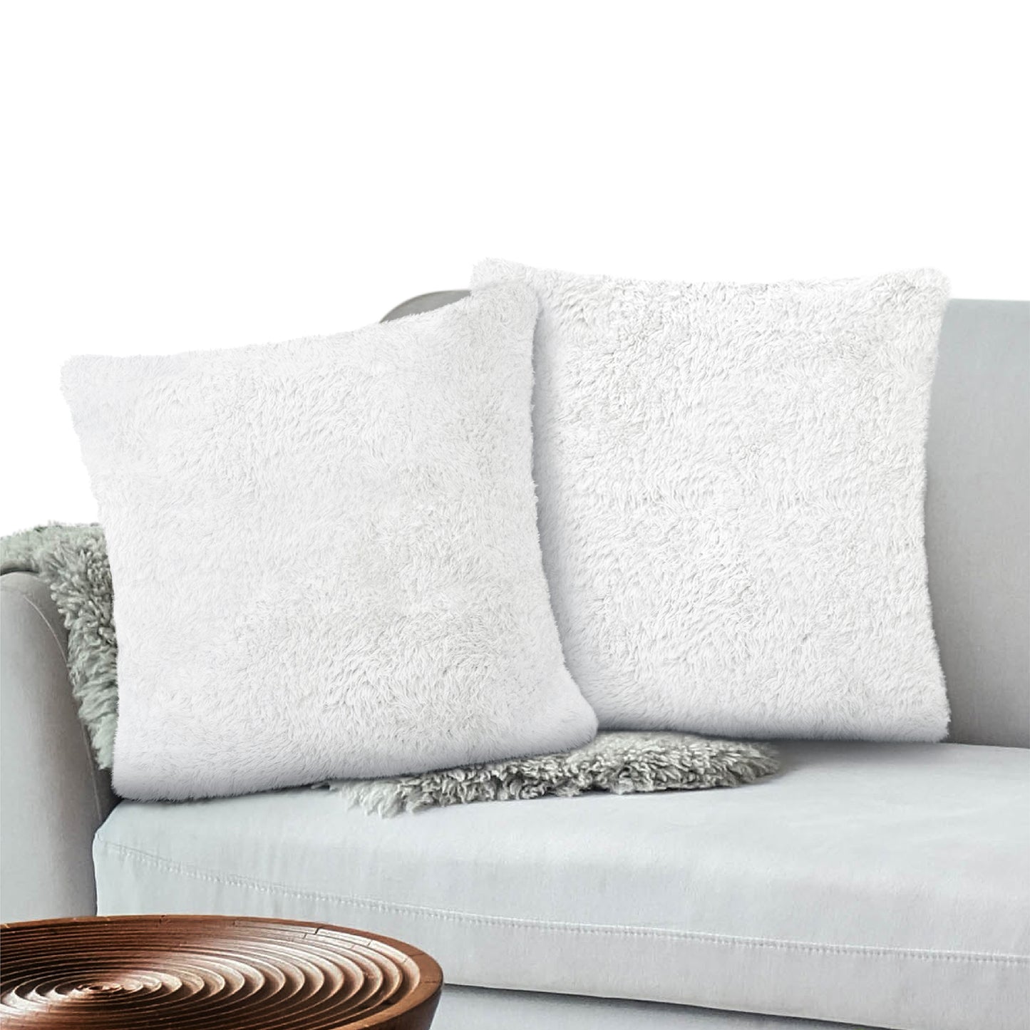 Sherpa Fleece Pillow Cover - Set of 2