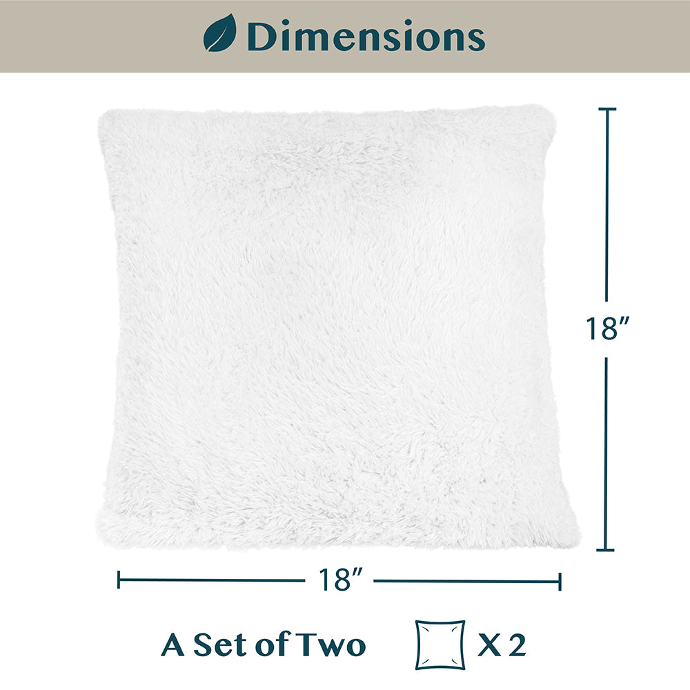 Sherpa Fleece Pillow Cover - Set of 2