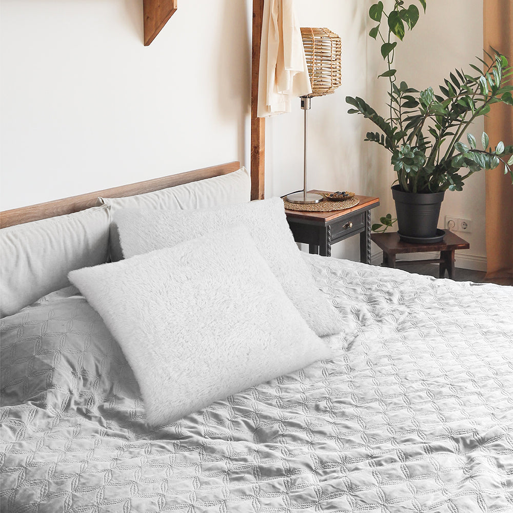 Sherpa Fleece Pillow Cover - Set of 2