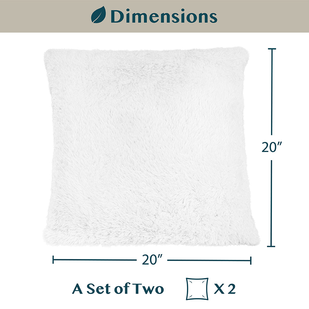 Sherpa Fleece Pillow Cover - Set of 2