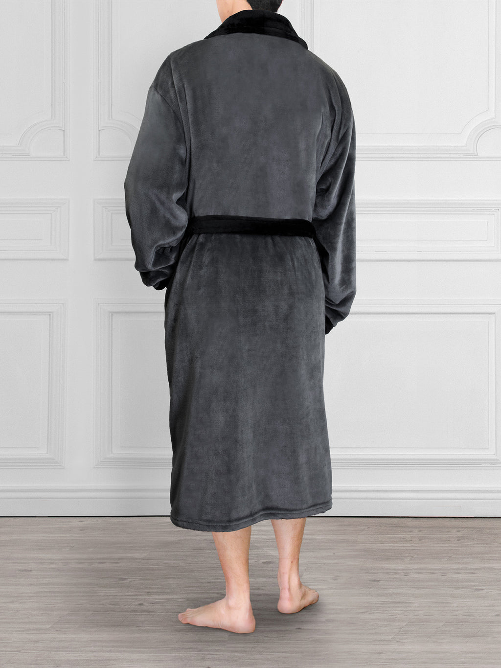 Men's Two-Tone Fleece Robe