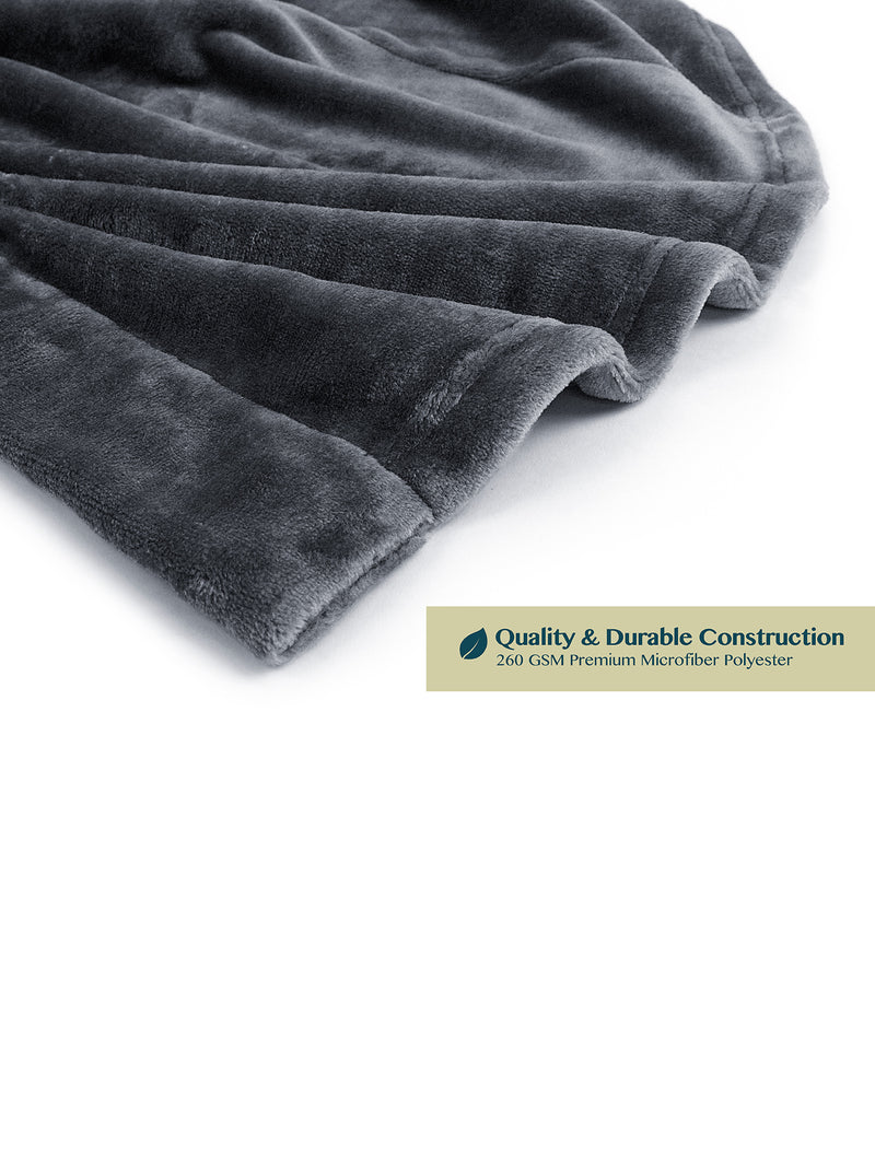 Men's Two-Tone Fleece Robe