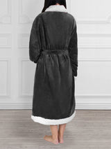 Women's Premium Sherpa Fleece Robe