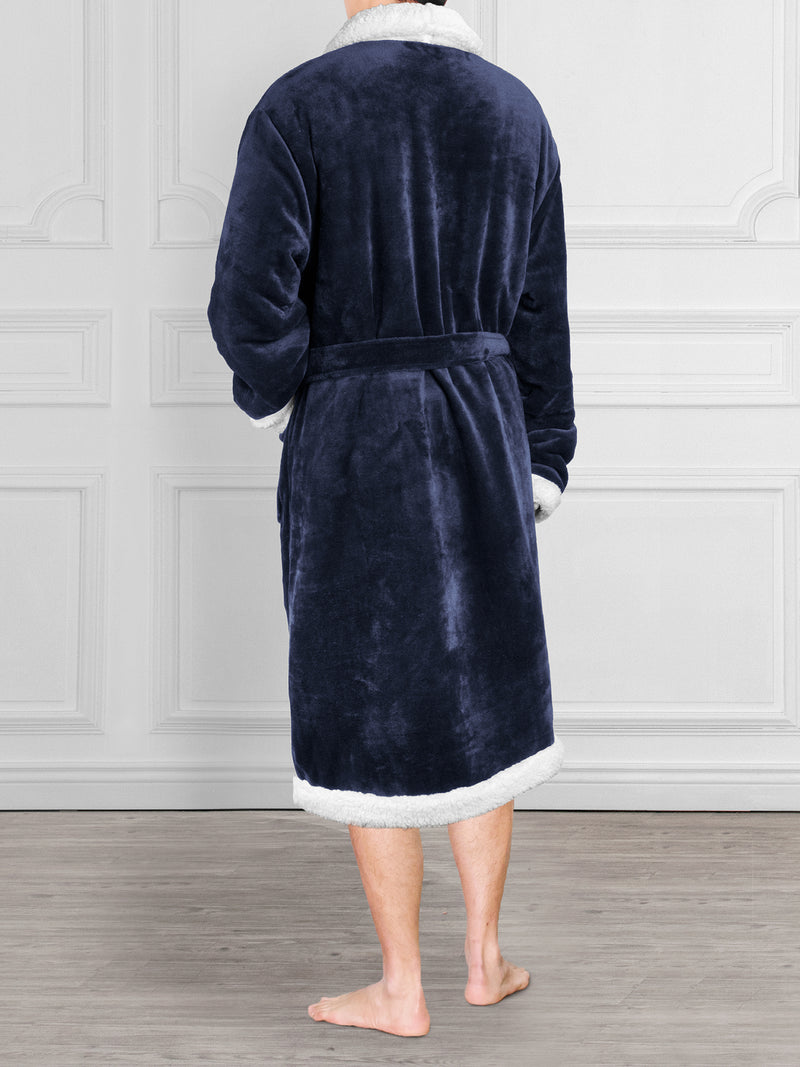 Men's Premium Sherpa Fleece Robe