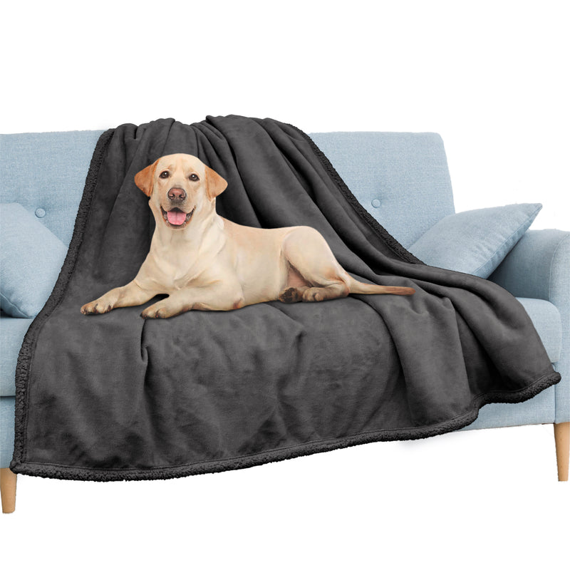 Waterproof Sherpa Throw Blanket