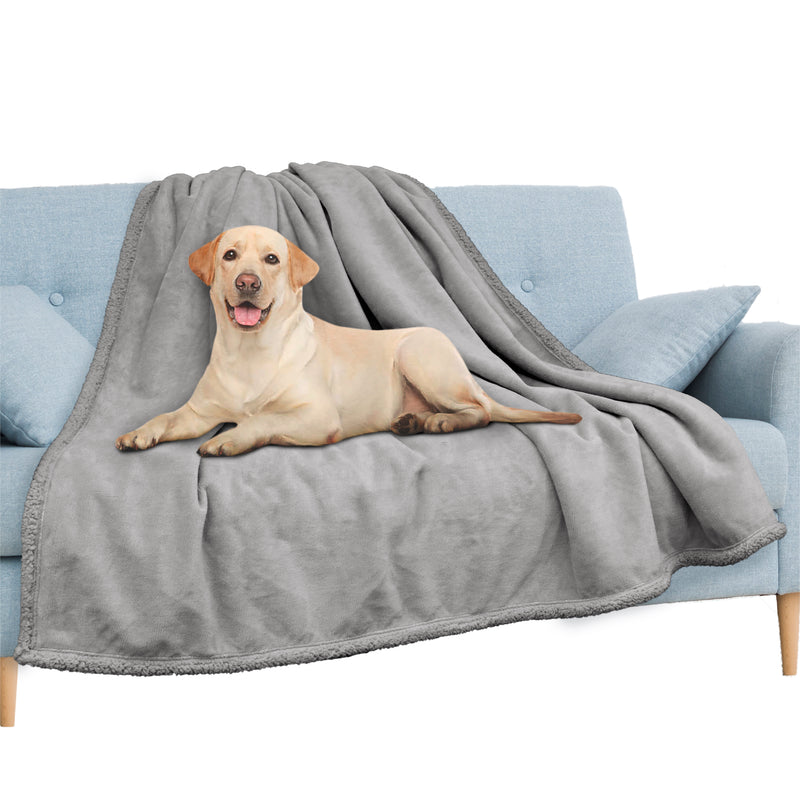 Waterproof Sherpa Throw Blanket