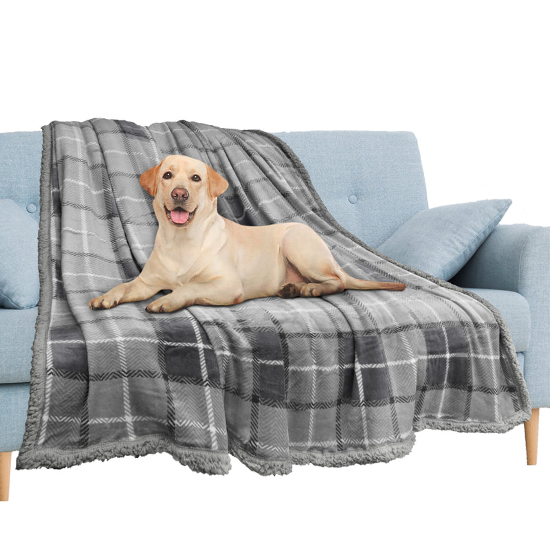 Waterproof Sherpa Throw Blanket