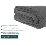 Waterproof Sherpa Throw Blanket