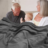 Waterproof Sherpa Throw Blanket