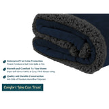Waterproof Sherpa Throw Blanket