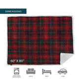Waterproof Sherpa Throw Blanket