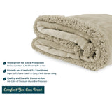 Waterproof Sherpa Throw Blanket