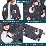Blanket with Sleeves - Patch Pocket