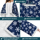 Blanket with Sleeves - Patch Pocket