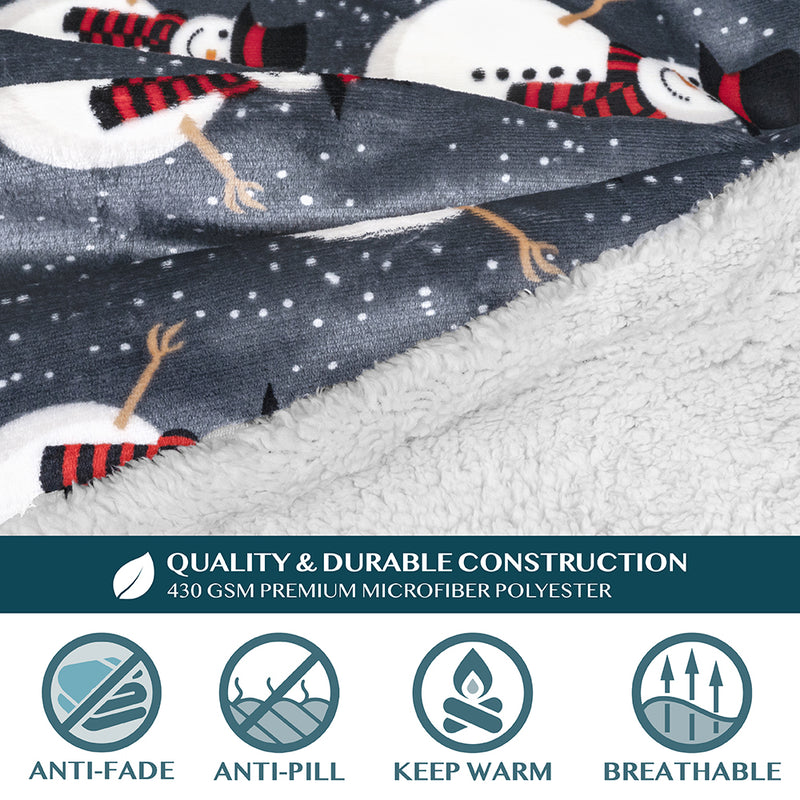 Blanket with Sleeves - Patch Pocket