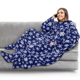 Blanket with Sleeves - Foot Pockets