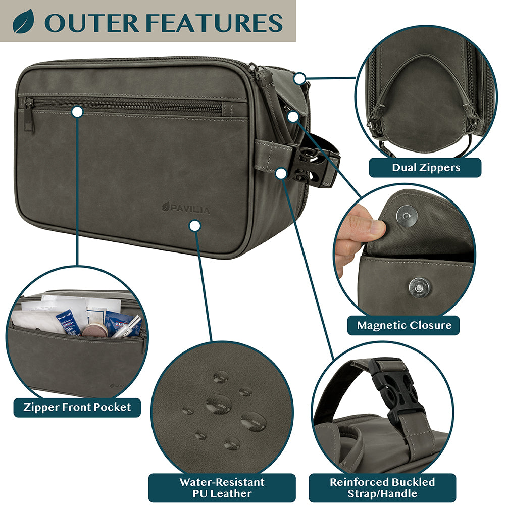 Men's Classic Dopp Kit Toiletry Bag