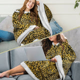 Angel Wrap Hoodie Sherpa Poncho Blanket