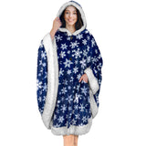 Angel Wrap Hoodie Sherpa Poncho Blanket