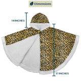 Angel Wrap Hoodie Sherpa Poncho Blanket