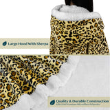 Angel Wrap Hoodie Sherpa Poncho Blanket