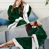 Angel Wrap Hoodie Sherpa Poncho Blanket