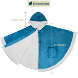 Angel Wrap Hoodie Sherpa Poncho Blanket