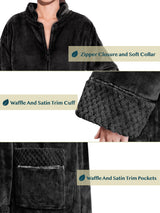 Women's Housecoat Zipper Robe