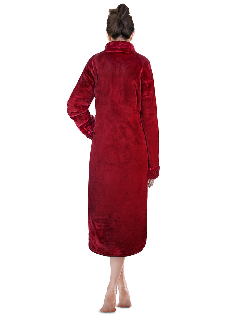 Women's Housecoat Zipper Robe