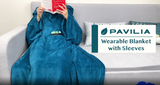 Blanket with Sleeves - Patch Pocket