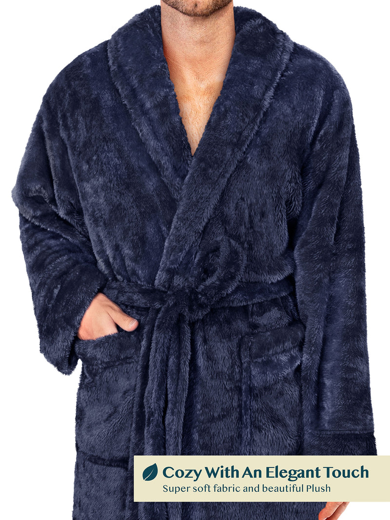 Men's Sherpa Fluffy Robe