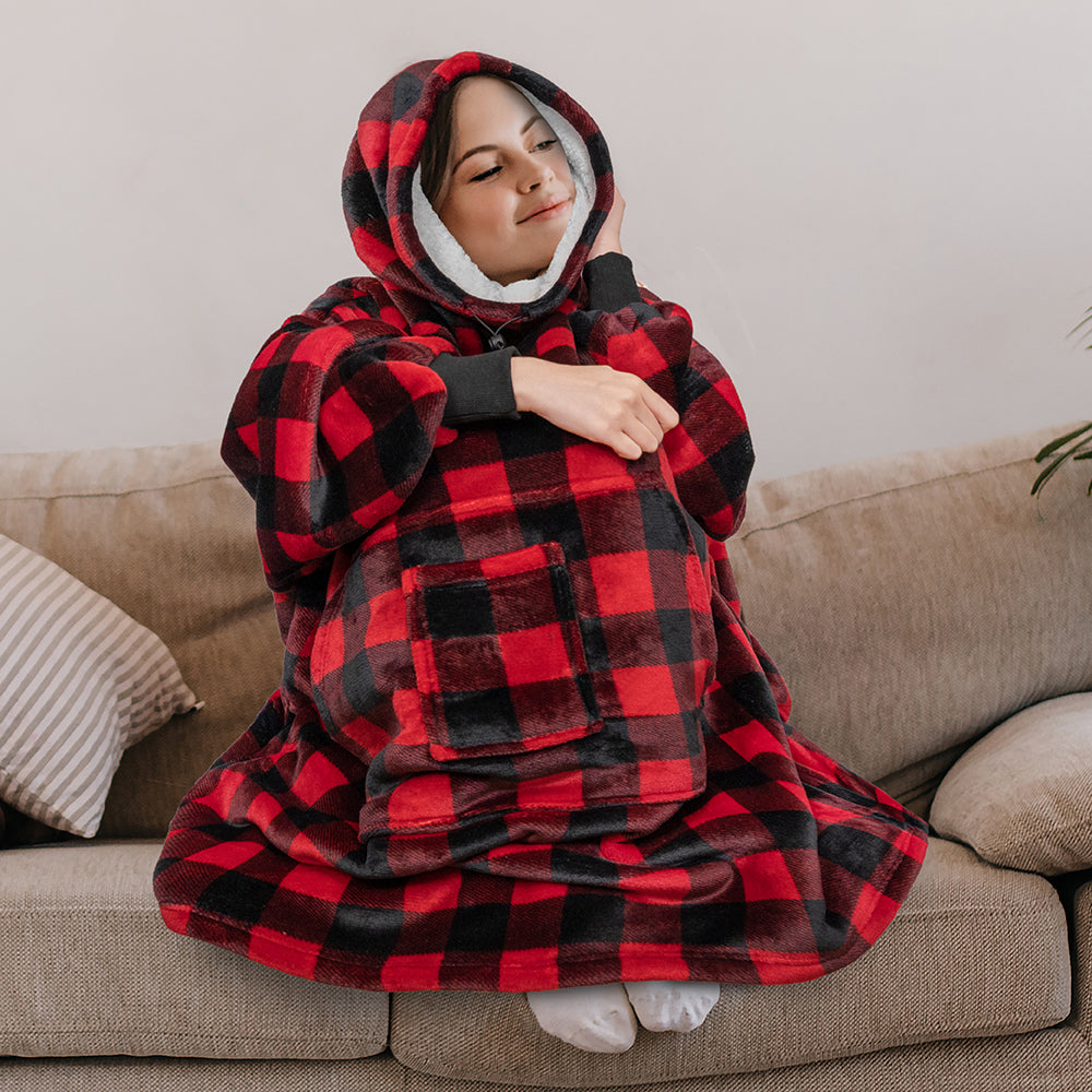 Neck Warmer Sweatshirt Hoodie Blanket