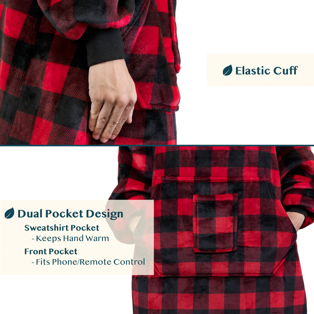 Neck Warmer Sweatshirt Hoodie Blanket