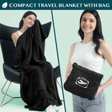 Airplane Fleece Travel Blanket Pillow