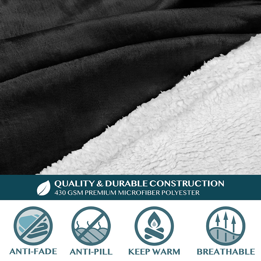 Blanket with Sleeves - Kangaroo Pocket
