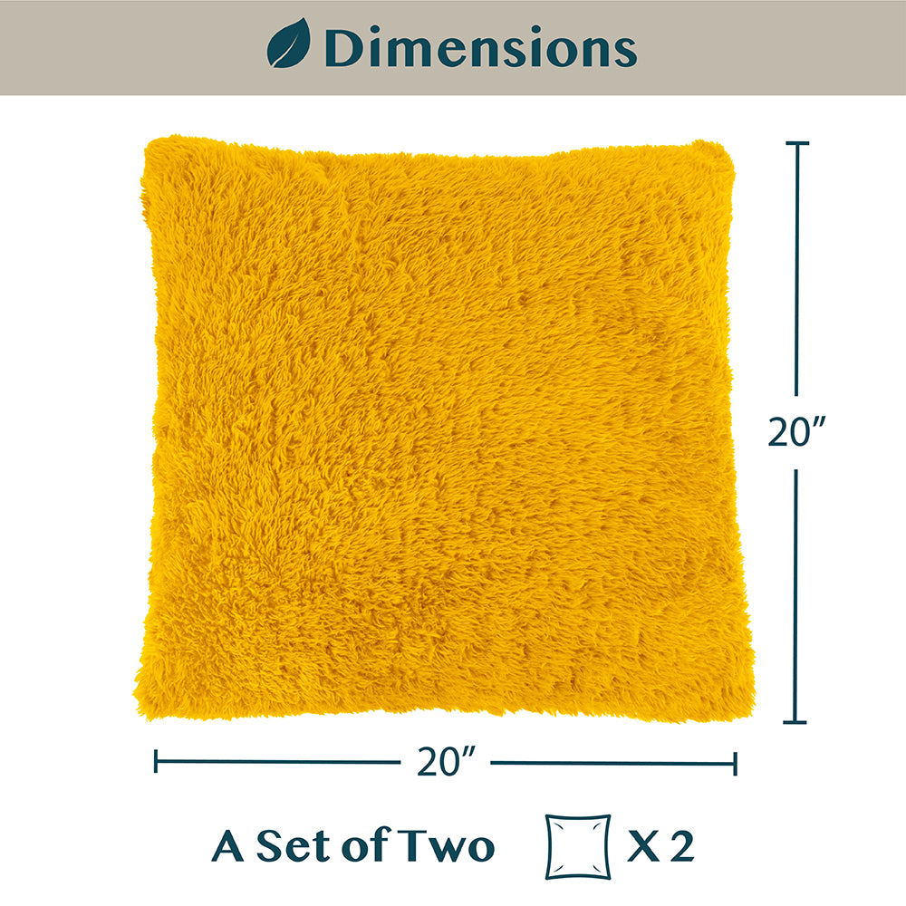 Sherpa Fleece Pillow Cover - Set of 2