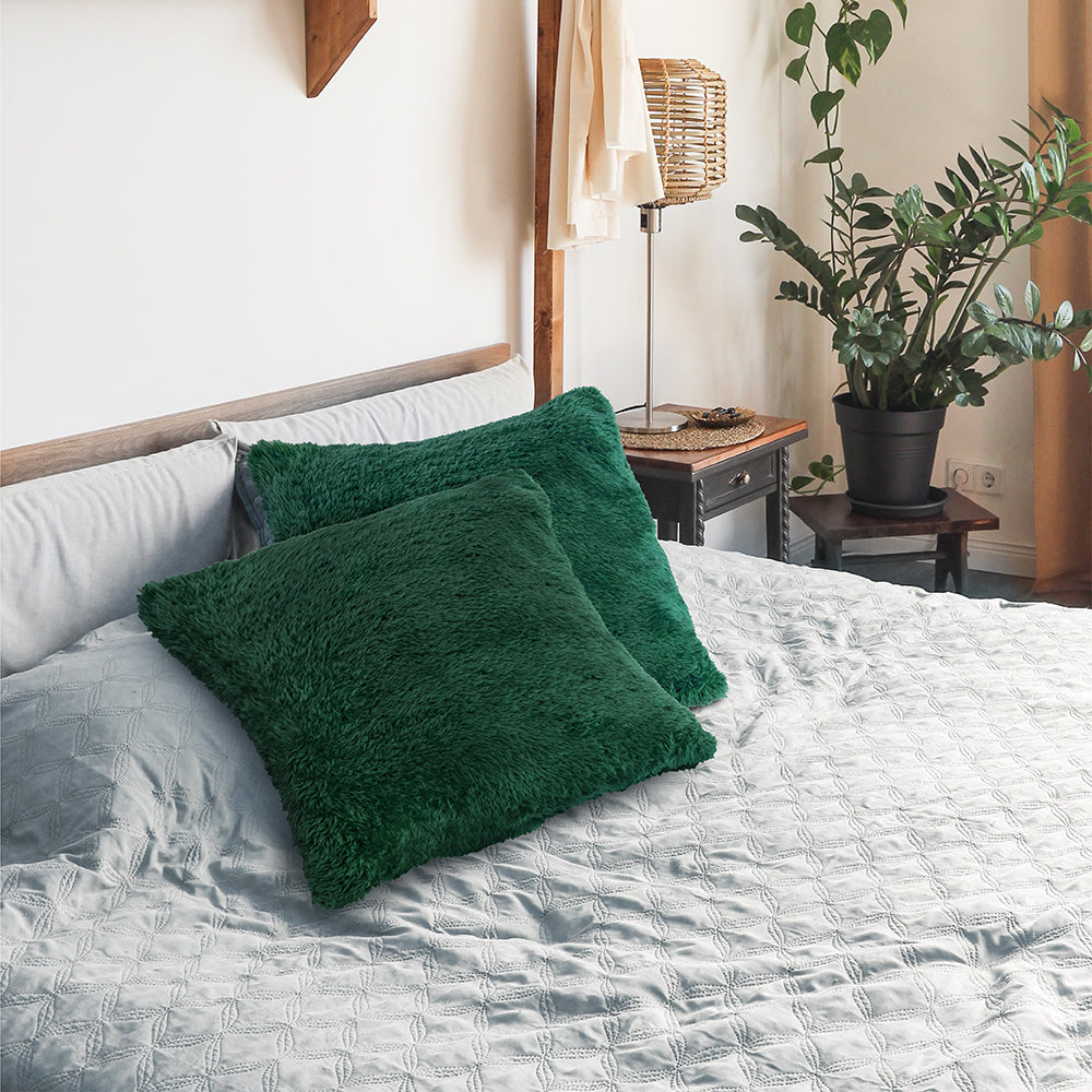 Sherpa Fleece Pillow Cover - Set of 2