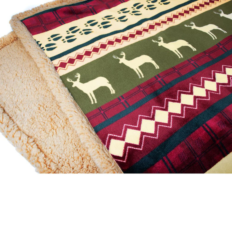 Christmas Sherpa Throw Blanket