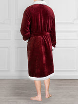 Men's Premium Sherpa Fleece Robe