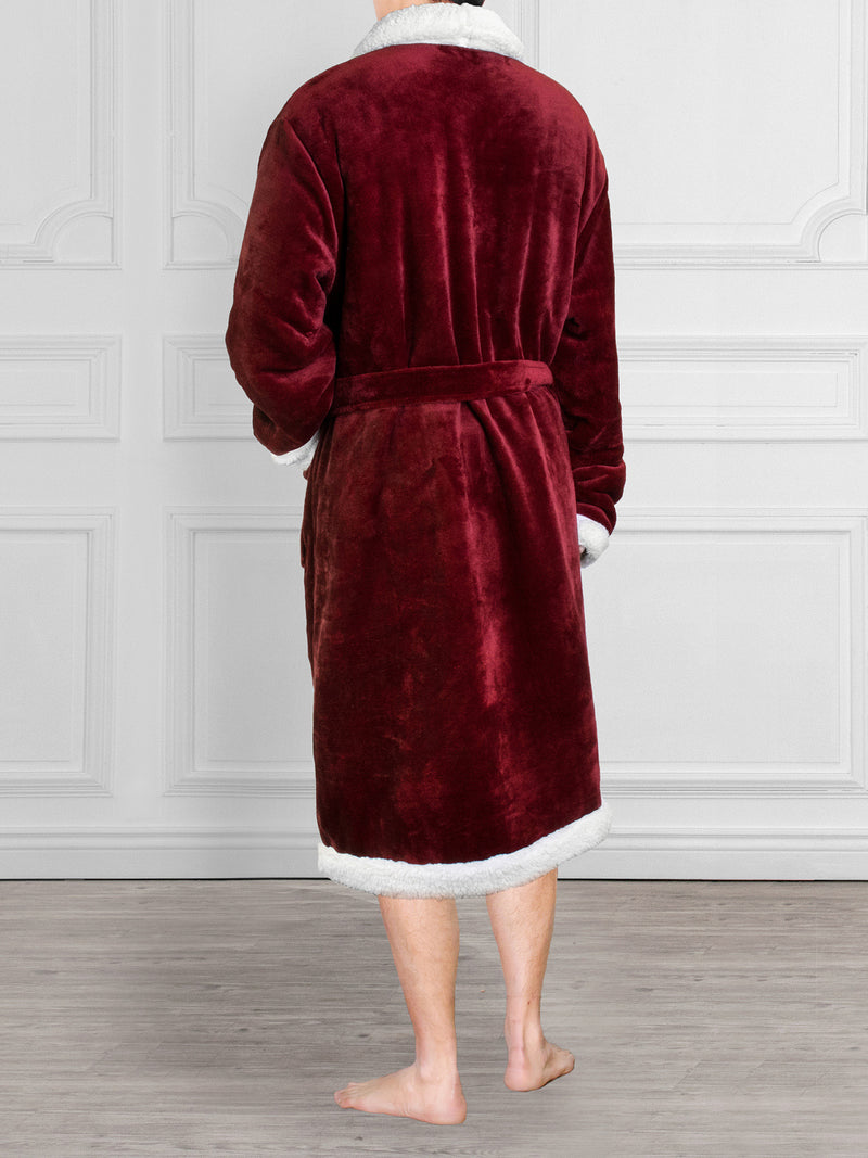 Men's Premium Sherpa Fleece Robe