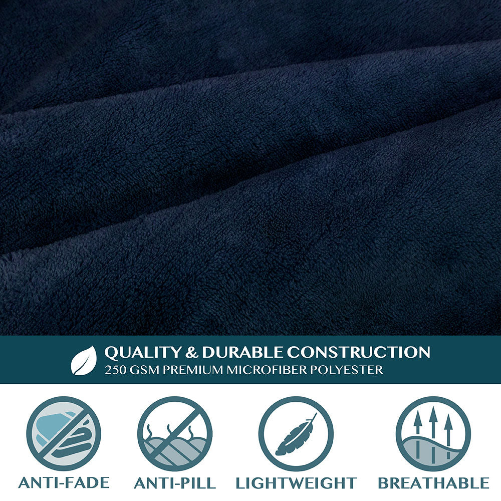 Blanket with Sleeves - Patch Pocket