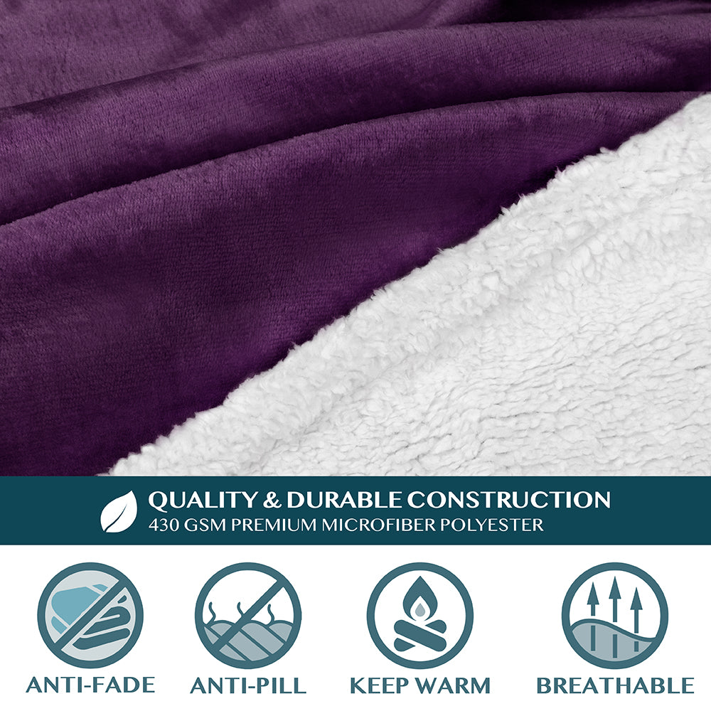 Blanket with Sleeves - Kangaroo Pocket