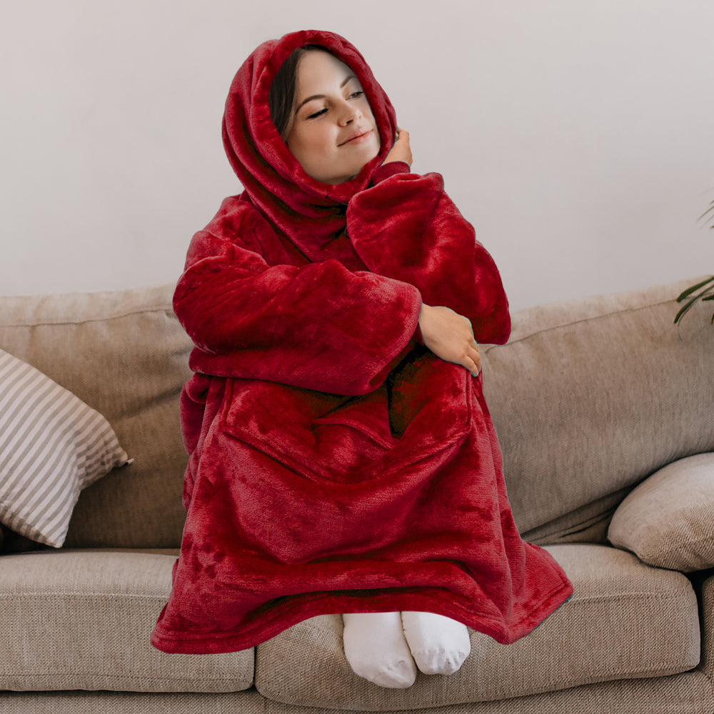 Neck Warmer Sweatshirt Hoodie Blanket