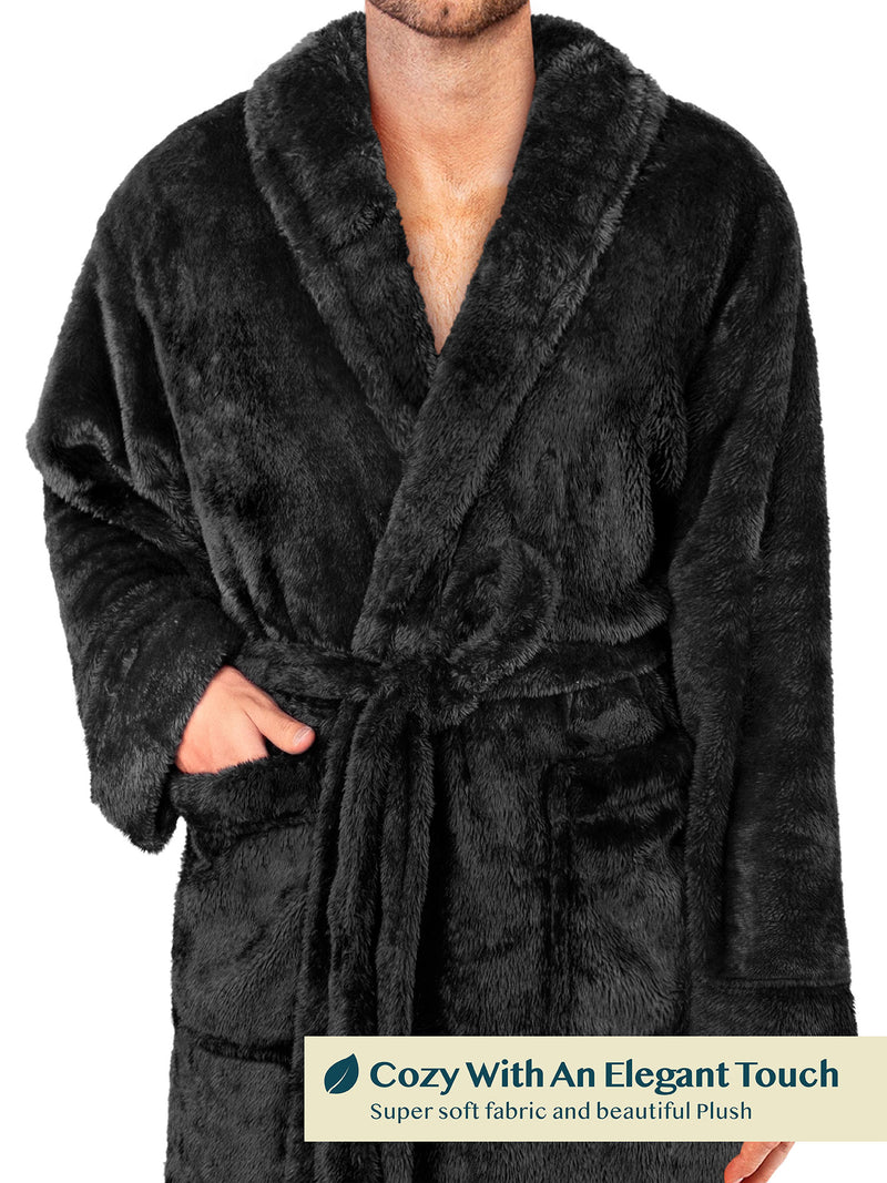 Men's Sherpa Fluffy Robe
