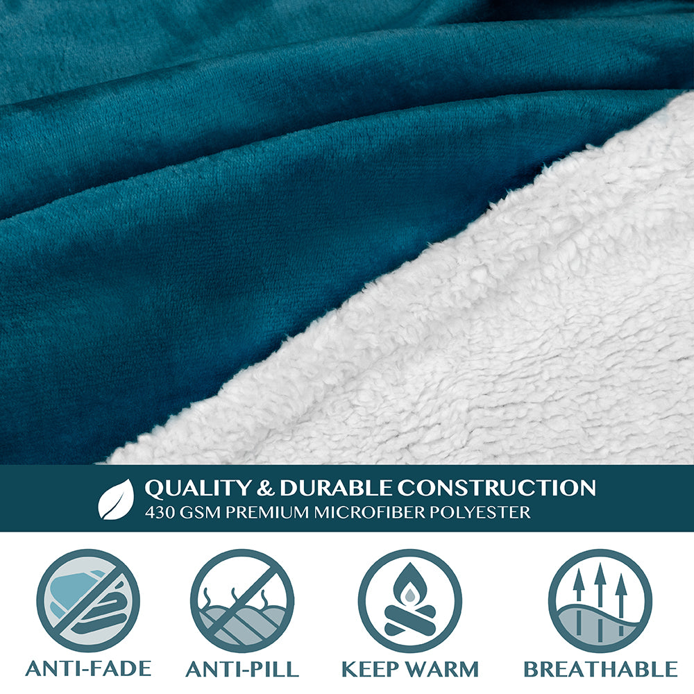 Blanket with Sleeves - Kangaroo Pocket