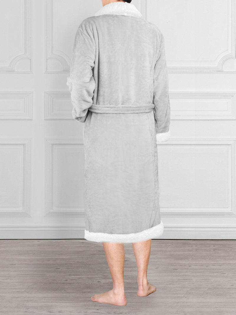 Men's Premium Sherpa Fleece Robe