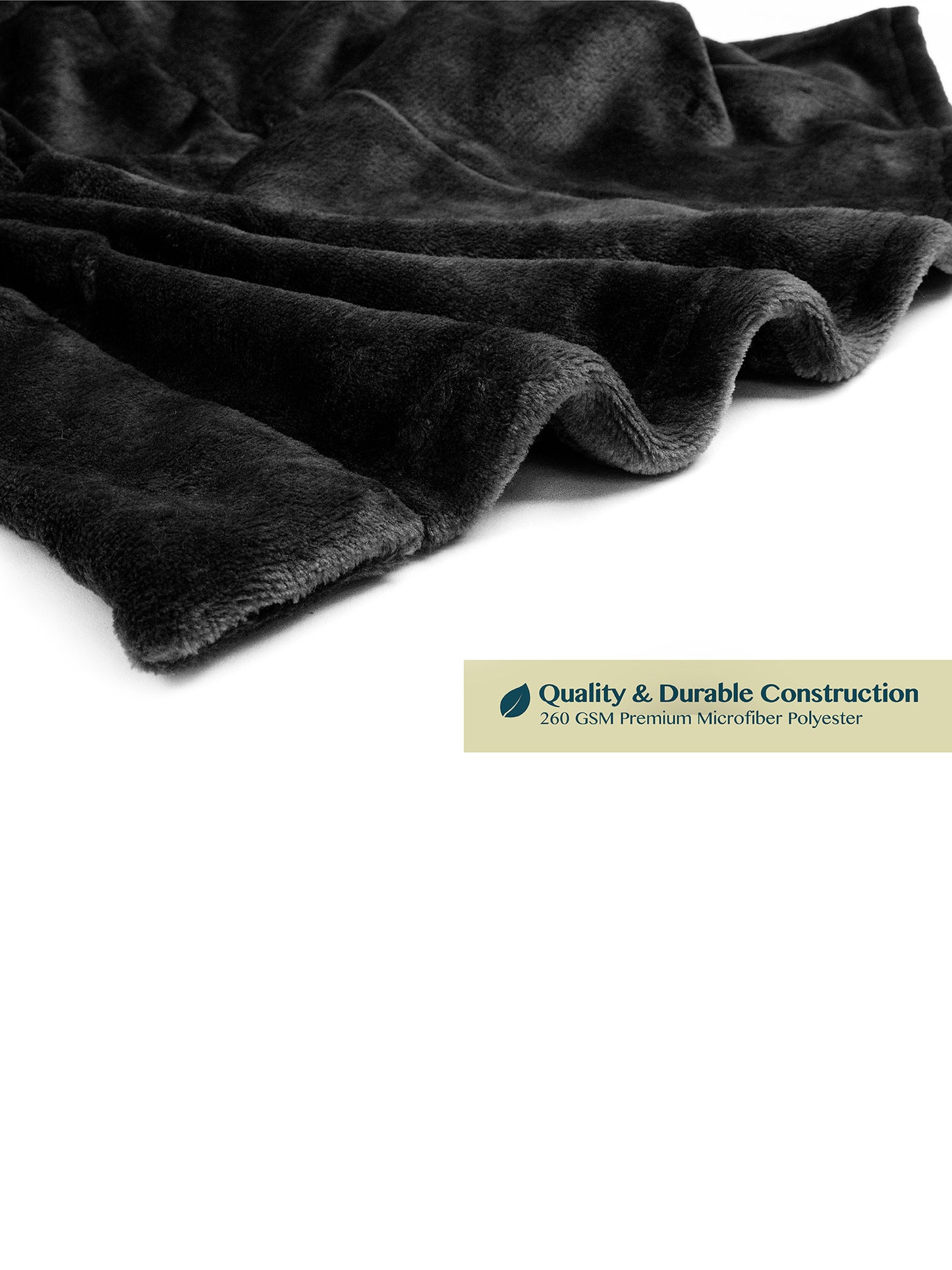 Men's Satin Trim Fleece Robe